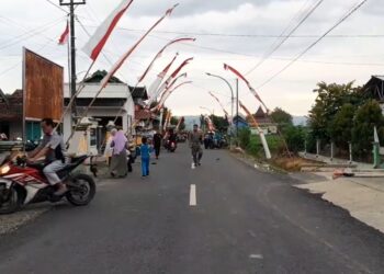 Pengerjaan Infrastruktur di Pati Kurang 20 Persen Jelang Akhir Tahun 2025 25 POTRET: Jalan Desa Karangwono-Angkatan Lor Kecamatan Tambakromo, Kabupaten Pati yang sudah diperbaiki pada 2025. (Lingkarnews Network)