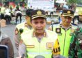 Kapolres Kudus AKBP Heru Dwi Purnomo. (Nisa Hafizhotus Syarifa/Lingkarjateng.id)