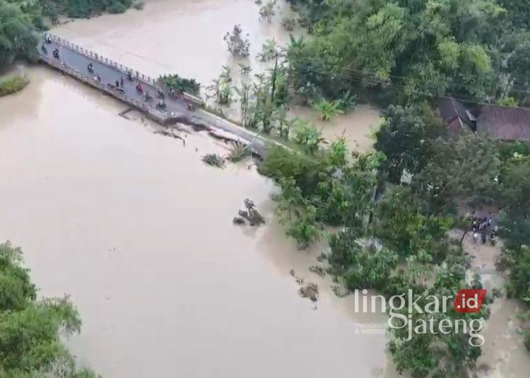 Bencana Banjir yang terjadi di Kabupaten Blora. (Dok. BPBD Blora/Lingkarjateng.id)