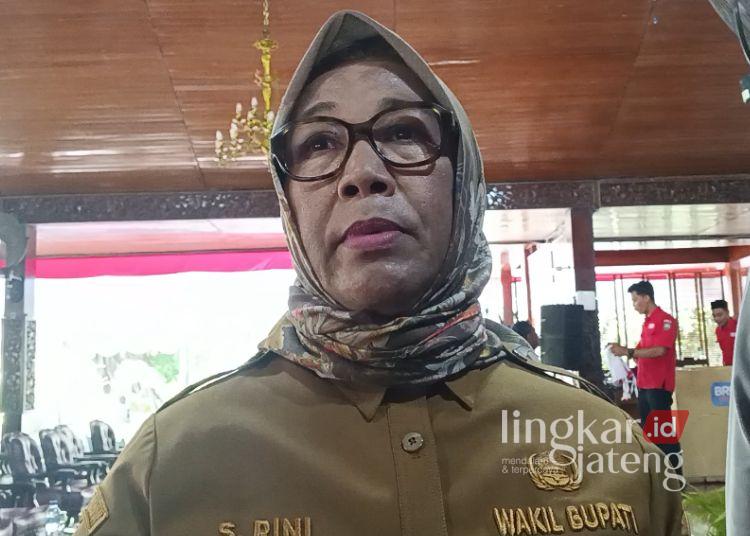 Kecam Aktivitas Tambang Ilegal, Wabup Blora Siap Tampung Aduan 25 Wakil Bupati Blora, Sri Setyorini (Bude Rini). (Eko Wicaksono/Lingkarjateng.id)
