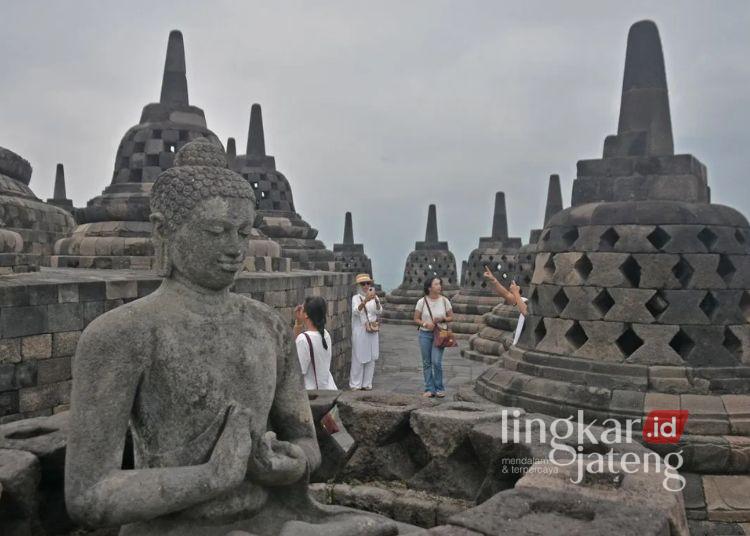 Kunjungan Wisatawan ke Jateng Diprediksi Tembus 8,57 Juta saat Libur Nataru 25 Objek wisata Candi Borobudur di Magelan, Jawa Tengah. (Antara)