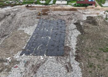 Metode sanitary landfill yang ada di TPA Berahan Kulon, Demak. (Dok. DLH Demak/Lingkarjateng.id)