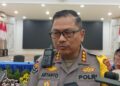 Kepala Bidang Humas Polda Jawa Tengah, Kombes Pol Artanto memberikan keterangan kepada awak media, Selasa, 30 Desember 2025. (Rizky Syahrul/Lingkarjateng.id)