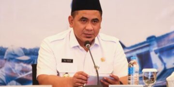 Atasi Backlog 1,3 Juta Rumah, Pemprov Jateng Perkuat Data dan Kerja Sama 18 Wakil Gubernur Jawa Tengah Taj Yasin memberikan keterangan dalam acara kunjungan kerja Komisi VI DPR RI di Hotel Tentrem Semarang, Rabu, 10 Desember 2025. (Humas Pemprov Jateng/Lingkarjateng.id)