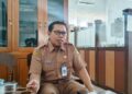 Kepala Bidang Penataan Pengembangan dan Pengelolaan Keuangan Desa, Dinas Pemberdayaan Masyarakat dan Desa (PMD) Kabupaten Blora, Suwiji. (Eko Wicaksono/Lingkarjateng.id)