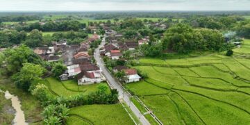 Naik Kelas, Jumlah Desa Mandiri di Jateng Tembus 2.208 20 Foto udara salah satu desa di Provinsi Jawa Tengah. (Humas Pemprov Jateng/Lingkarjateng.id)