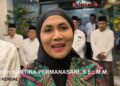 Malam Pergantian 2025-2026, Pemkab Kendal Himpun Donasi Rp936 Juta untuk Sumatra 34 Bupati Kendal, Dyah Kartika Permanasari memberikan keterangan di sela menghadiri acara doa bersama untuk korban bencana Sumatra di Pendopo Tumenggung Bahurekso, Rabu malam, 31 Desember 2025. (Tangkapan Layar Lingkar TV)