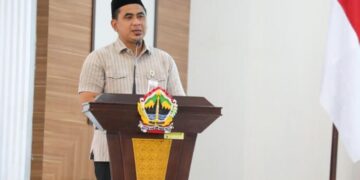 Wakil Gubernur Jawa Tengah, Taj Yasin Maemoen, dalam acara  pelantikan Pengurus Persatuan Wanita Olahraga Seluruh Indonesia (Perwosi) di Wisma Perdamaian, Kota Semarang pada Selasa, 20 Januari 2026.  (Humas Pemprov Jateng)