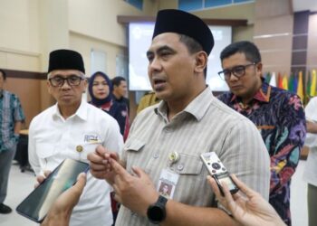 Wakil Gubernur Jawa Tengah, Taj Yasin Maimoen, memberikan keterangan kepada awak media pada Selasa, 20 Januari 2026. (Humas Pemprov Jateng)