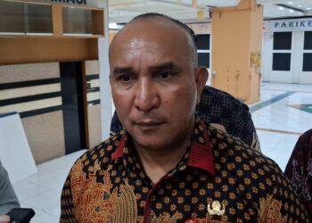 Plt Kepala Dinas Perdagangan Kota Semarang, Aniceto Magno Da Silva. (Syahril Muadz/Lingkarjateng.id)