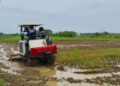 Produksi Padi di Rembang Tahun 2025 Surplus hingga 30 Bulan 29 ILUSTRASI: Petani mengoperasikan mesin pertanian modern di Rembang. (Vicky Rio/Lingkarjateng.id)