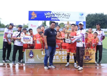SSB Brimob Pati Menangi Final LIGA 1 PSSI Pati U-12 di Stadion Joyo Kusumo