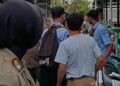 Satpol PP merazia belasan siswa yang membolos sekolah di Kecamatan Kendal, Kabupaten Kendal, Kamis, 15 Januari 2026. (Anik Kustiani/Lingkarjateng.id)