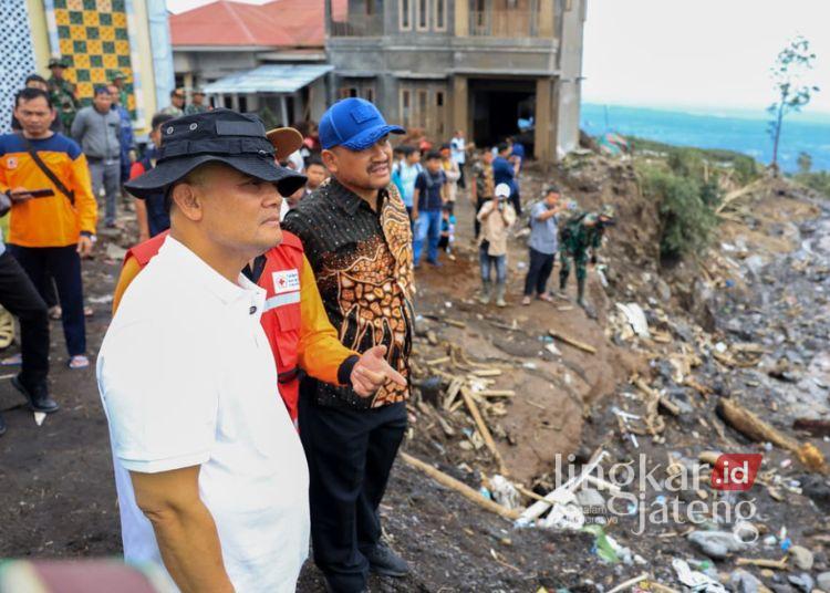Gubernur Jateng Minta Penanganan Pasca Bencana Pemalang Dilakukan Komprehensif 25 Gubernur Jawa Tengah, Ahmad Luthfi turun langsung mengecek tindak lanjut penanganan bencana di Kecamatan Pulosari, Kabupaten Pemalang, Jumat, 30 Januari 2026. (Humas Jateng/Lingkarjateng.id)