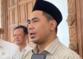 Soal OTT Bupati Pati Sudewo, Wagub Jateng: Belum Ada Penunjukan Plt 31 Wakil Gubernur (Wagub) Jawa Tengah (Jateng), Taj Yasin Maemoen saat diwawancara di Wisma Perdamaian, Kecamatan Semarang Tengah, Selasa, 20 Januari 2026. (Rizky Syahrul/Lingkarjateng.id)