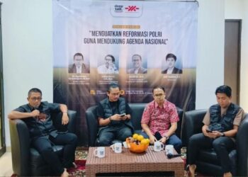Diskusi publik yang digelar Deep Talk Indonesia di Tebet, Jakarta Selatan, Rabu (18/2). (Lingkarnews Network)