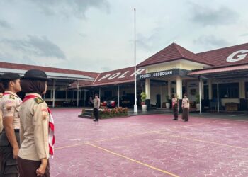 Kegiatan Pembinaan dan Pelatihan Saka Bhayangkara Tahun 2026, Mapolres Grobogan pada Sabtu (21/2). Foto : Dok.Polres Grobogan/Lingkar Jateng