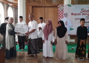 Rangkaian kegiatan Safari Ramadhan di Desa Bulugede Patebon, Jumat (20/2). Foto : Anik Kustiani/Lingkar Jateng