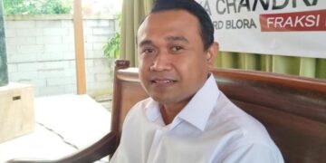 Wakil Ketua DPRD Kabupaten Blora, Lanova Chandra Tirtaka. (Eko Wicaksono/Lingkarjateng.id)