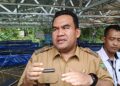 Bupati Blora, Arief Rohman, meninjau lokasi budidaya lele sistem bioflok di KKMP Kunden, Selasa, 10 Februari 2026. (Eko Wicaksono/Lingkarjateng.id)