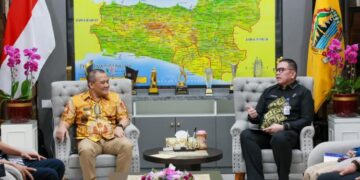 Gubernur Jateng Minta Pencegahan Narkoba Dilakukan Konsisten dan Masif 16 Gubernur Jawa Tengah Ahmad Luthfi menerima audiensi Kepala BNNP Jateng Toton Rasyid di ruang kerjanya pada Kamis, 26 Februari 2026. (Humas Pemprov Jateng)