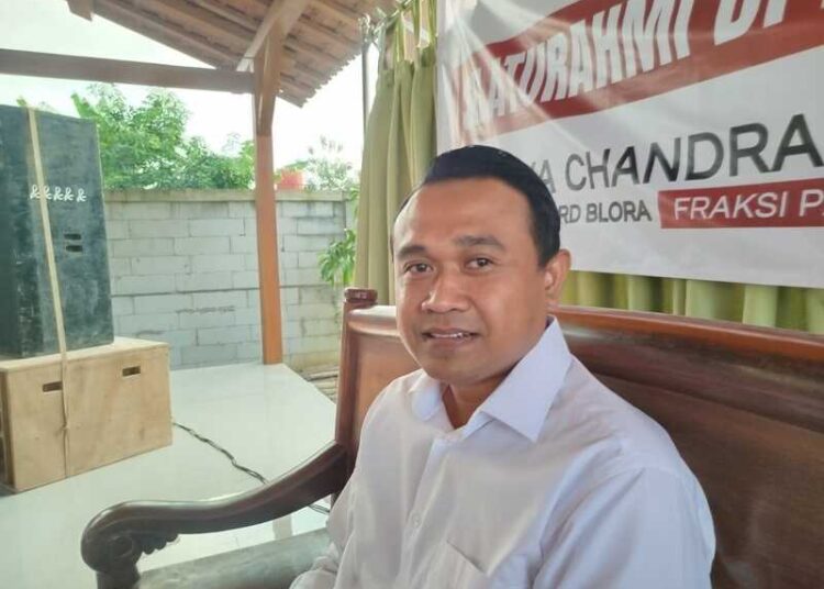 Sinyal Positif Soal Stadion Baru, DPRD Blora Siap Kawal ke Tahap Teknis 25 Wakil Ketua Dewan Perwakilan Rakyat Daerah (DPRD) Blora, Lanova Chandra Tirtaka. Foto : Eko Wicaksono/Lingkar Jateng