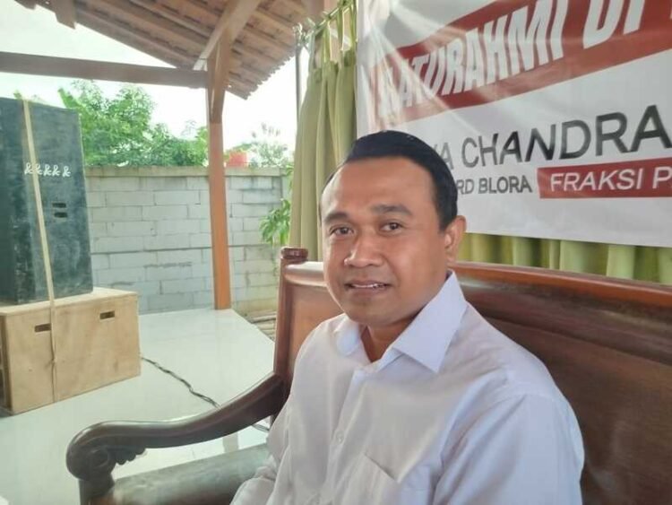 Sinyal Positif Soal Stadion Baru, DPRD Blora Siap Kawal ke Tahap Teknis 25 Wakil Ketua Dewan Perwakilan Rakyat Daerah (DPRD) Blora, Lanova Chandra Tirtaka. Foto : Eko Wicaksono/Lingkar Jateng