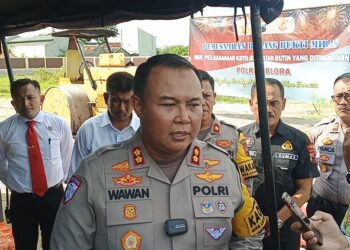 Kapolres Blora AKBP Wawan Andi Susanto. Foto : Eko Wicaksono/Lingkar Jateng