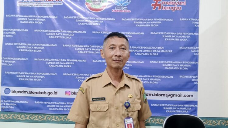 Kepala BKPSDM Blora, Heru Eko Wiyono.  Foto : Eko Wicaksono/Lingkar Jateng