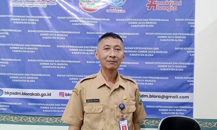Kepala BKPSDM Blora, Heru Eko Wiyono.  Foto : Eko Wicaksono/Lingkar Jateng