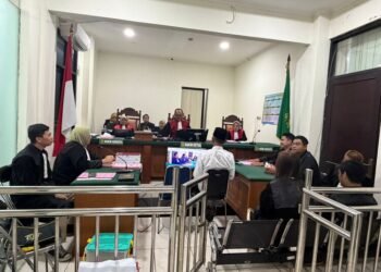 Sidang ke-11 perkara dugaan korupsi pengelolaan APBDes yang menjerat Kepala Desa Kalirejo, Kecamatan Wirosari, Kabupaten Grobogan, di Pengadilan Tipikor Semarang, Rabu, 11 Februari 2026 lalu. (Kejari Grobogan/Lingkarjateng.id)