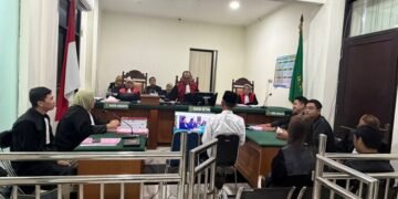 Sidang ke-11 perkara dugaan korupsi pengelolaan APBDes yang menjerat Kepala Desa Kalirejo, Kecamatan Wirosari, Kabupaten Grobogan, di Pengadilan Tipikor Semarang, Rabu, 11 Februari 2026 lalu. (Kejari Grobogan/Lingkarjateng.id)