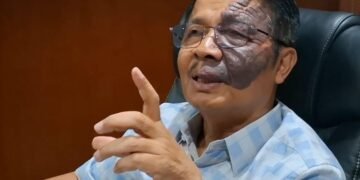 Ketua Persatuan Guru Republik Indonesia (PGRI) Jawa Tengah, Muhdi. (Rizky Syahrul/Lingkarjateng.id)