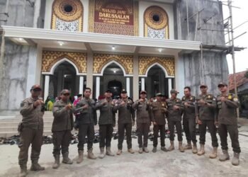 Satpol PP Kendal Amankan Safari Ramadhan Bupati-Wakil Bupati di Desa Tunggulsari