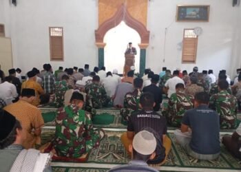 TMMD di Desa Gedong Kendal, TNI Ajak Warga Bangun Semangat Spiritual