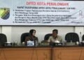 Suasana Rapat Paripurna DPRD Kota Pekalongan yang membahas dua Raperda prakarsa DPRD di Gedung Diklat Kota Pekalongan, Rabu (11/2/2026). (Fahri Akbar/Lingkarjateng.id)