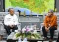 Kepala BPS Jawa Tengah, Ali Said, saat audiensi dengan Gubernur Jawa Tengah, Ahmad Luthfi di Semarang, Rabu (11/2). (Dok. Pemprov Jateng)