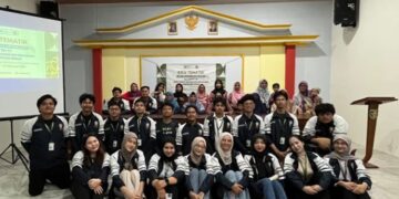 Tim 23 Kuliah Kerja Nyata (KKN) Tematik Universitas Diponegoro sosialisasikan inovasi produk olahan jagung kepada kelompok UMKM di Desa Jamus, Kecamatan Mranggen, Kabupaten Demak pada Sabtu, 31 Januari 2026. (Tim 23 KKN-T Undip/Lingkarjateng.id)