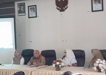 Kegiatan lokakarya pemangku kepentingan untuk kebijakan dan peningkatan kesadaran tentang pengendalian tembakau di Aula Dinas Kesehatan, Selasa, 3 Februari 2026. (Anik Kustiani/Lingkarjateng.id)