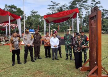 Rangkaian kegiatan pembukaan TMMD Reguler di Desa Gedong, Kecamatan Patean, Selasa 10 Februari 2026. (Anik Kustiani/Lingkarjateng.id)