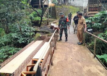 Pembangunan Jembatan Dusun Tempuran Kendal Ditarget Rampung Pekan Depan