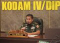 Kasdam IV/Diponegoro Brigjen TNI M. Andhy Kusuma. (Pendam IV/Diponegoro)