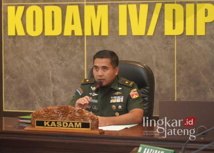 Kasdam IV/Diponegoro Tegaskan Koordinasi dan Sinergi Percepat Pembangunan KDKMP 25 Kasdam IV/Diponegoro Brigjen TNI M. Andhy Kusuma. (Pendam IV/Diponegoro)