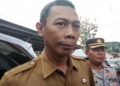 Pelaksana Tugas (Plt) Sekretaris Daerah Kabupaten Pati, Teguh Widiatmoko memberikan keterangan kepada wartawan, Selasa, 3 Februari 2026. (Lingkarnews Network)