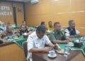 Suasana Sosialisasi Gerakan Lingkungan Bebas Sampah di Aula Makodim 0710/Pekalongan, yang dihadiri perwakilan pemerintah kota pekalongan dan pemerintah kabupaten Pekalongan, pada Rabu, 18 Februari 2026. (Fahri Akbar/Lingkarjateng.id)