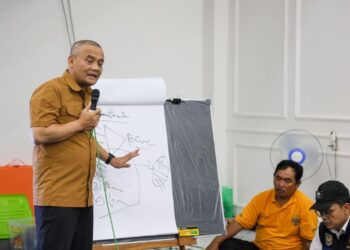 Pemprov Jateng menyiapkan  kajian geologi lahan huntara korban tanah gerak di Kabupaten Tegal. (Dok. Humas Pemprov Jateng/Lingkarjateng.id)