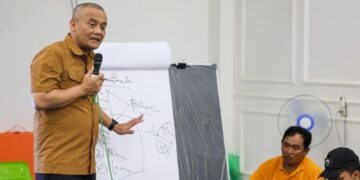 Pemprov Jateng menyiapkan  kajian geologi lahan huntara korban tanah gerak di Kabupaten Tegal. (Dok. Humas Pemprov Jateng/Lingkarjateng.id)