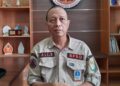 Kepala Badan Penanggulangan Bencana Daerah (BPBD) Kabupaten Kendal, Ali Sutaryo saat diwawancara pada Selasa, 17 Maret 2026. (Anik Kustiani/Lingkarjateng.id)