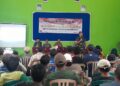 Kegiatan sosialisasi kewaspadaan dini yang diselenggarakan Badan Kesatuan Bangsa dan Politik (Kesbangpol) di Desa Kalirejo, Kecamatan Singorojo pada Selasa, 3 Maret 2026. (Anik Kustiani/Lingkarjateng.id)