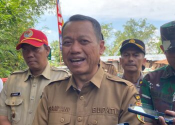 Bupati Kudus, Sam'ani Intakoris. (Mohammad Fahtur Rohman/Lingkarjateng.id)